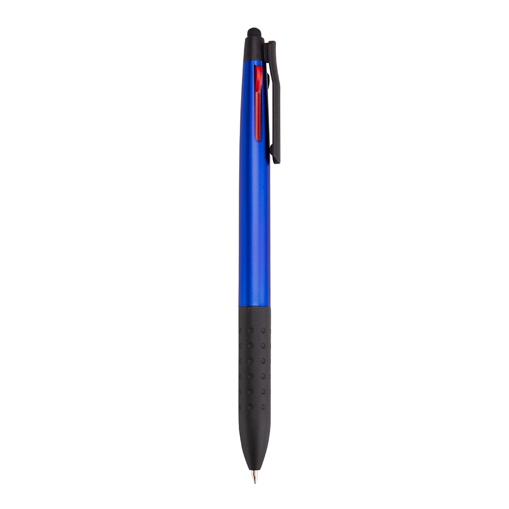 Caneta 3 de plástico em 1 touch personalizada com a logo da empresa