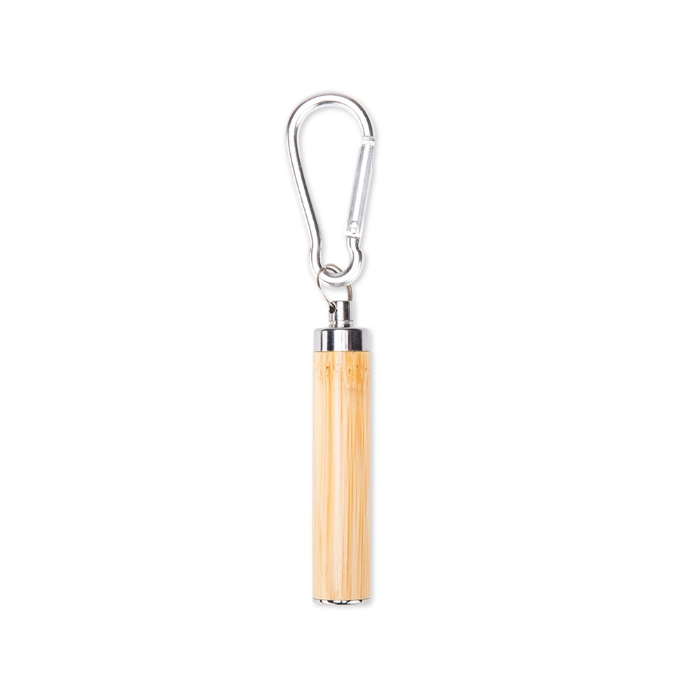 Lanterna bambu personalizada com a logo da empresa