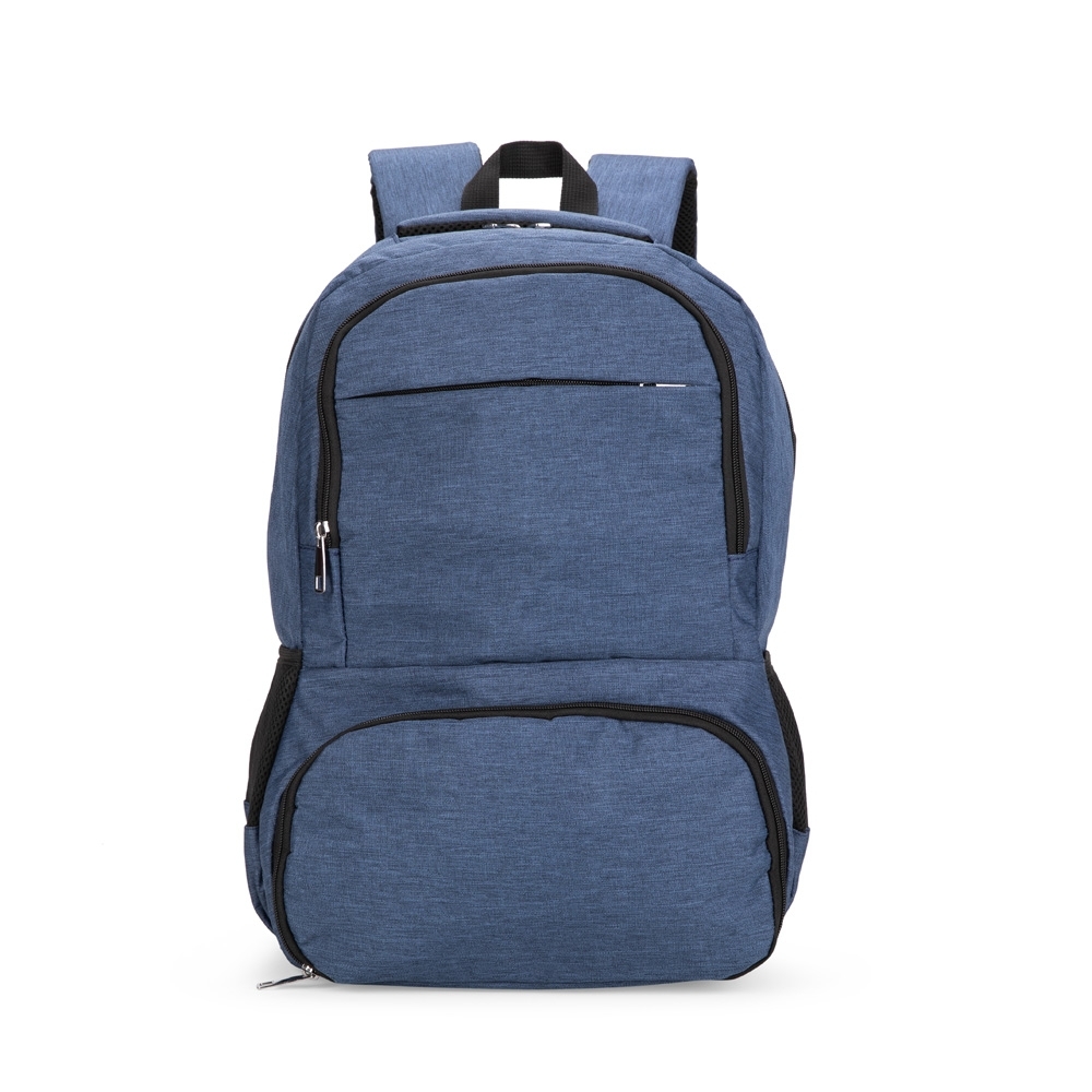 Mochila de poliéster USB 26 litros para notebook com divisórias personalizada com a logo da empresa
