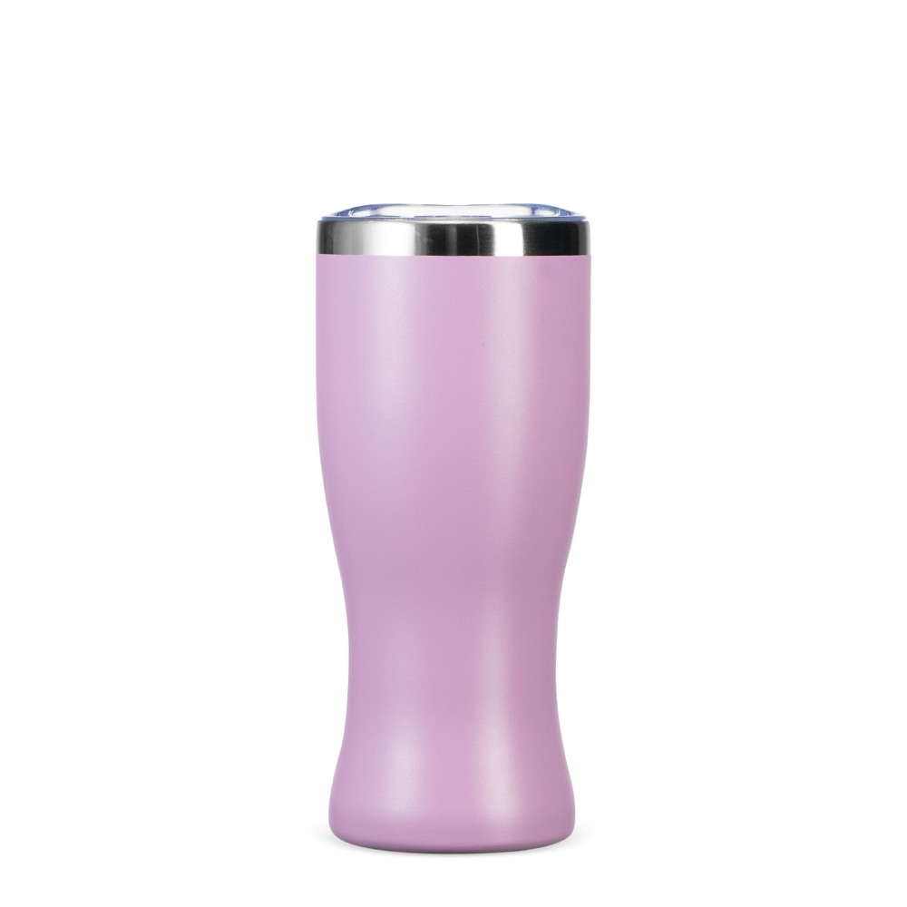 Copo térmico 480 ml personalizado com a logo da empresa, na cor lilás