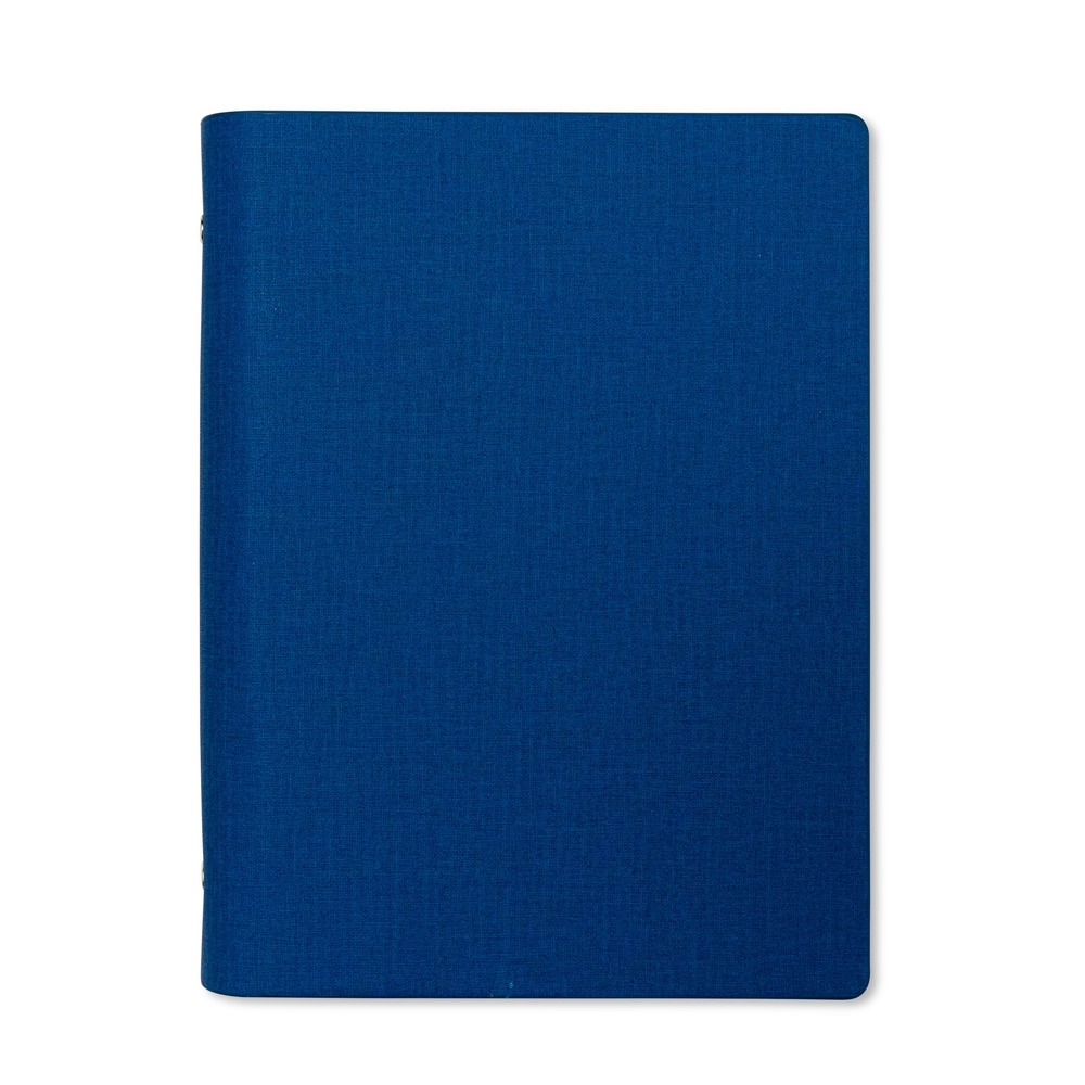 Caderno fichário PU personalizado com a logo da empresa