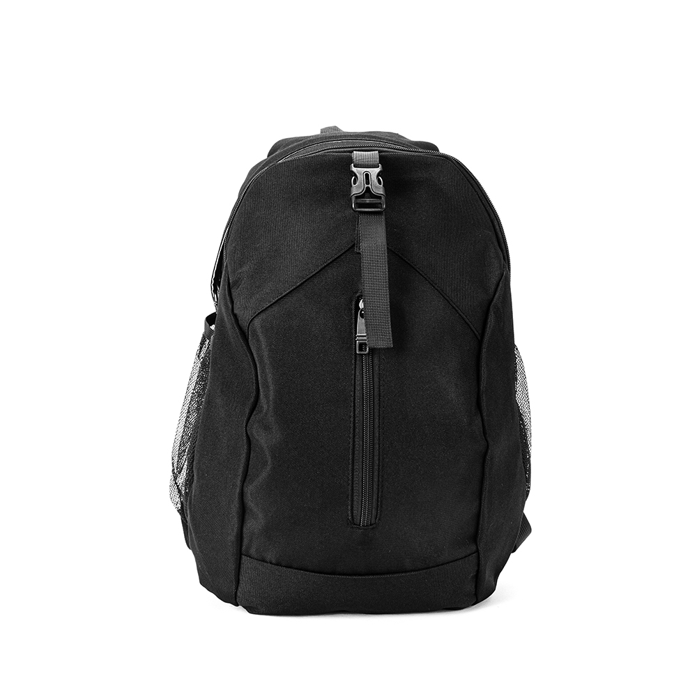 Mochila oxford 24 litros na cor Preto, personalizada com a logo da empresa