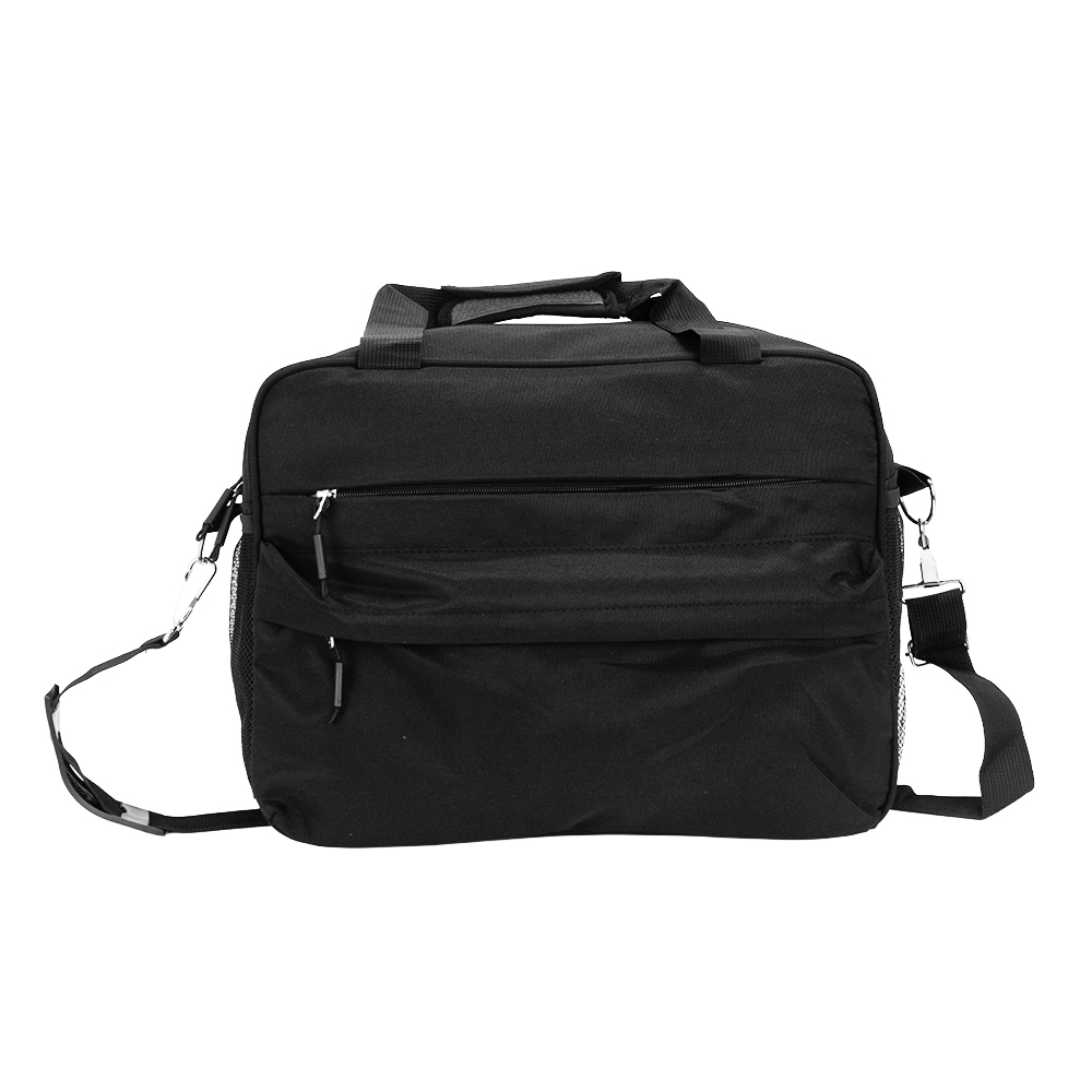 Bolsa oxford 29 litros na cor Preto, personalizada com a logo da empresa
