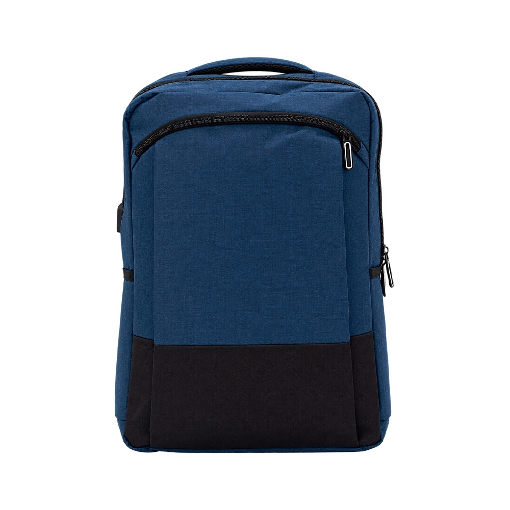 Mochila de poliéster 20 litros USB personalizada com a logo da empresa