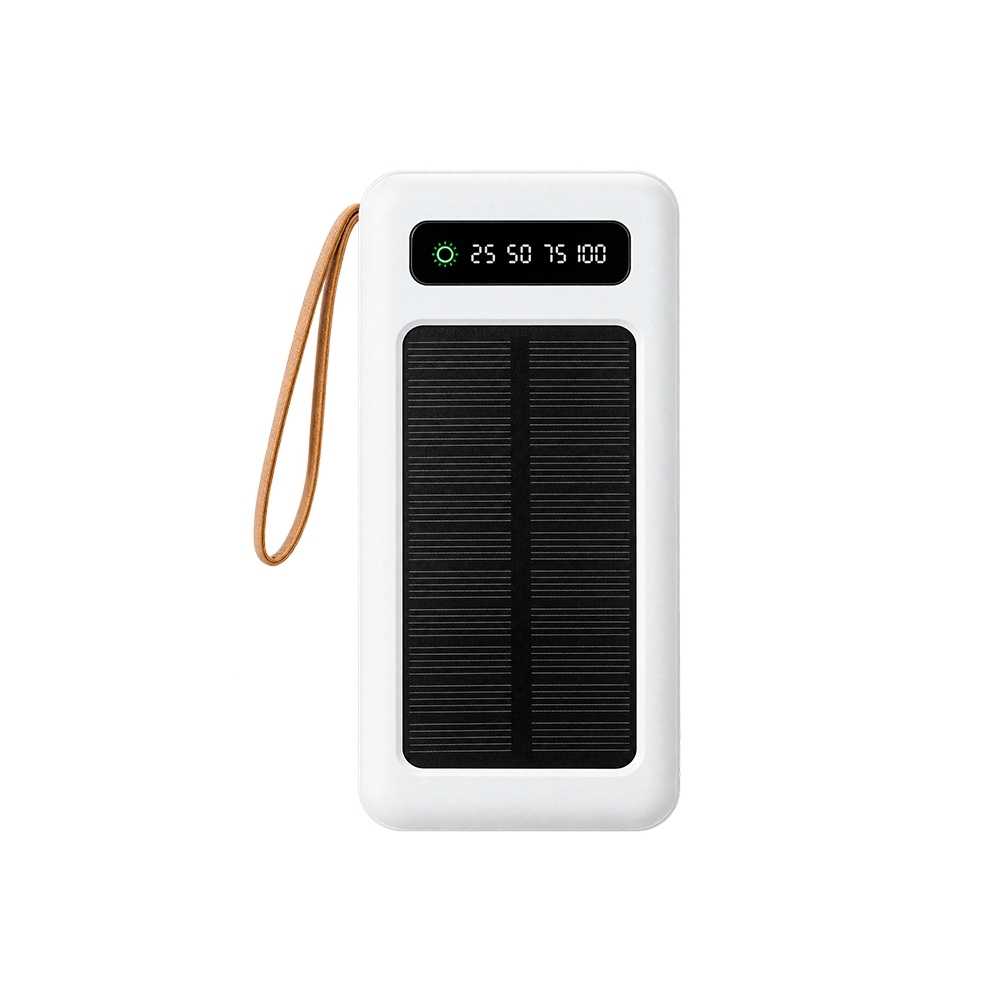 Power bank solar 10.000 mAh com lanterna e multissaídas, foto 1