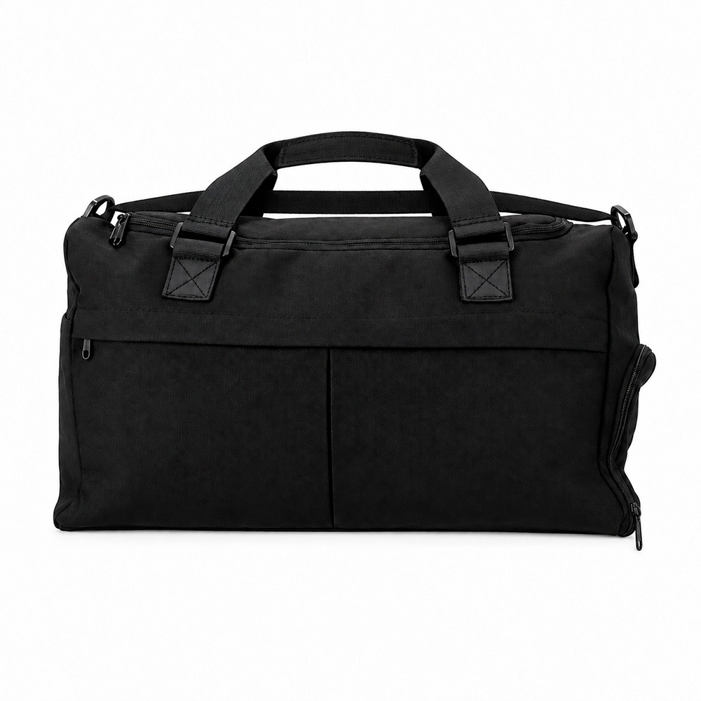 Bolsa oxford 28 litros na cor Preto, personalizada com a logo da empresa