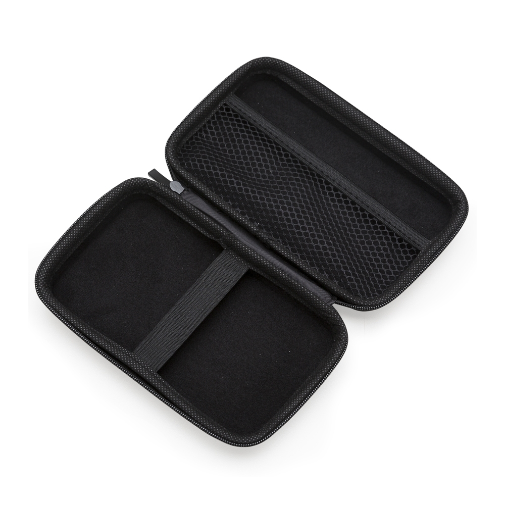 Estojo de couro sintético para kits tamanho g personalizado com a logo da empresa