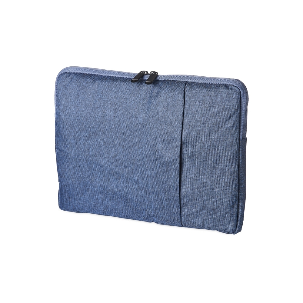 Pasta de poliéster para tablet 12,4 com 2 compartimentos personalizada com a logo da empresa