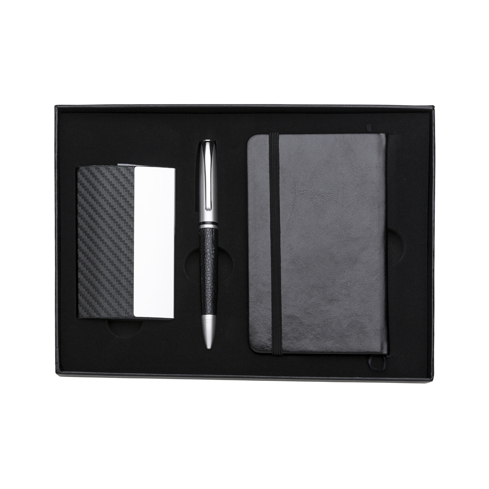 Kit executivo 3 peças personalizado com a logo da empresa