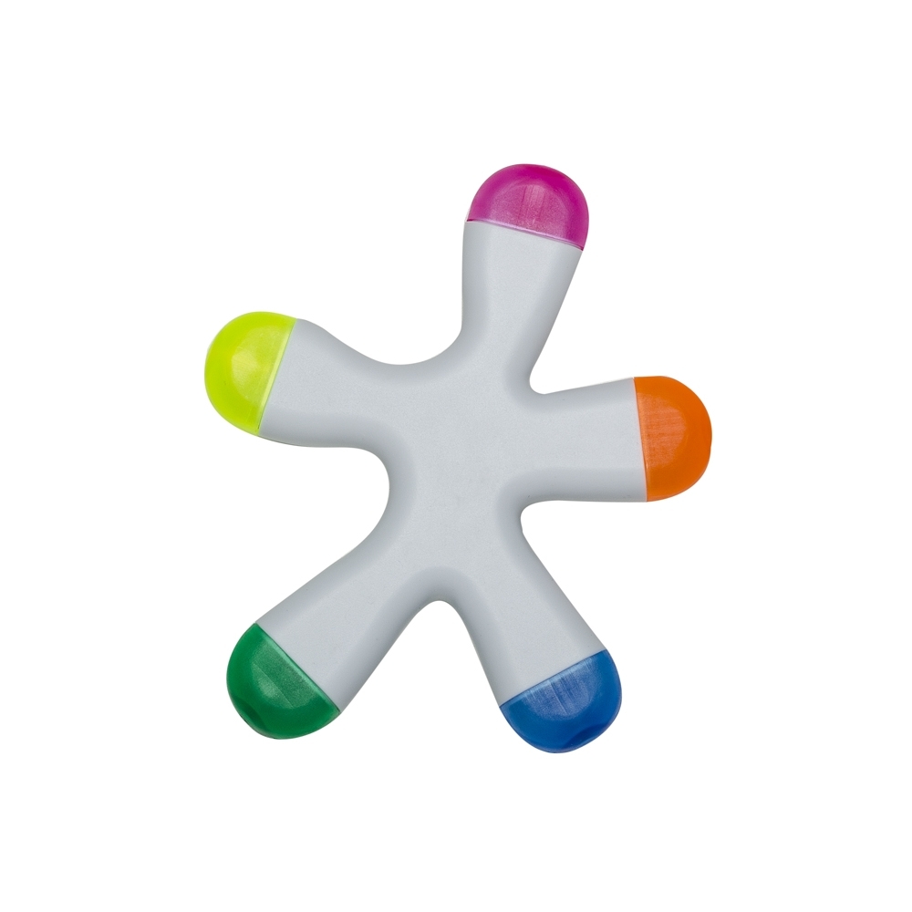 Marca texto splash com 5 cores personalizado com a logo da empresa