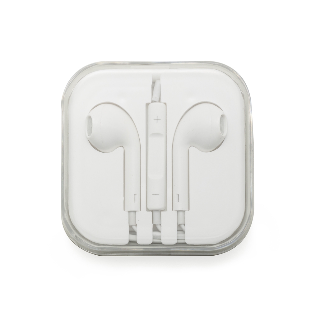 Fone de ouvido com microfone personalizado com a logo da empresa