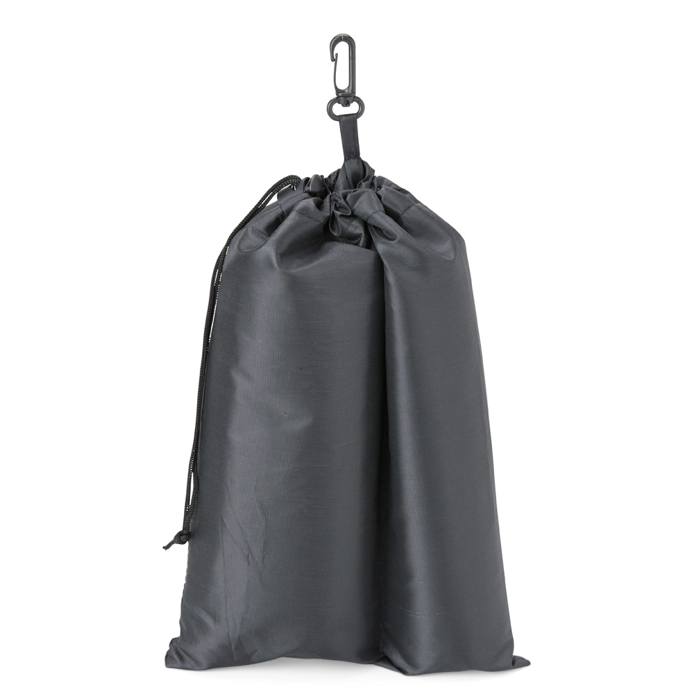 Kit chuva 2 peças na cor Preto, personalizado com a logo da empresa