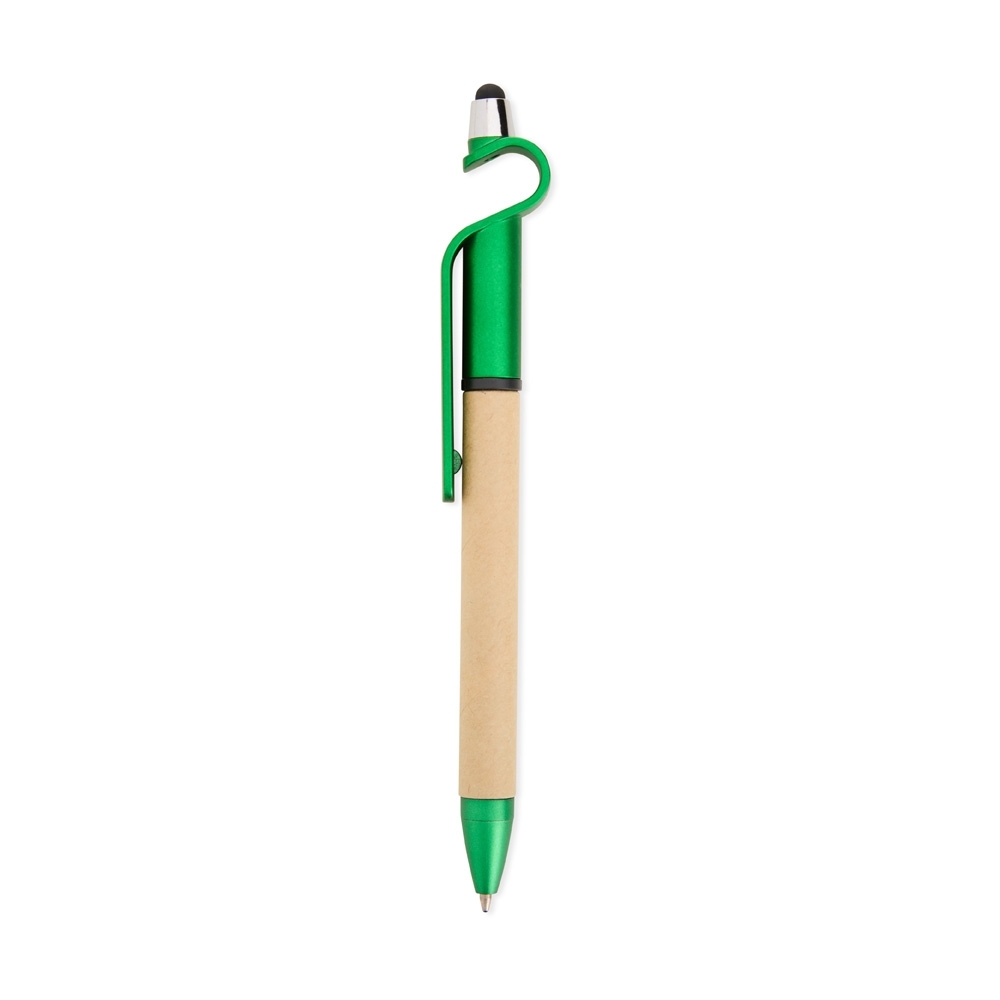 Caneta ecológica touch com suporte