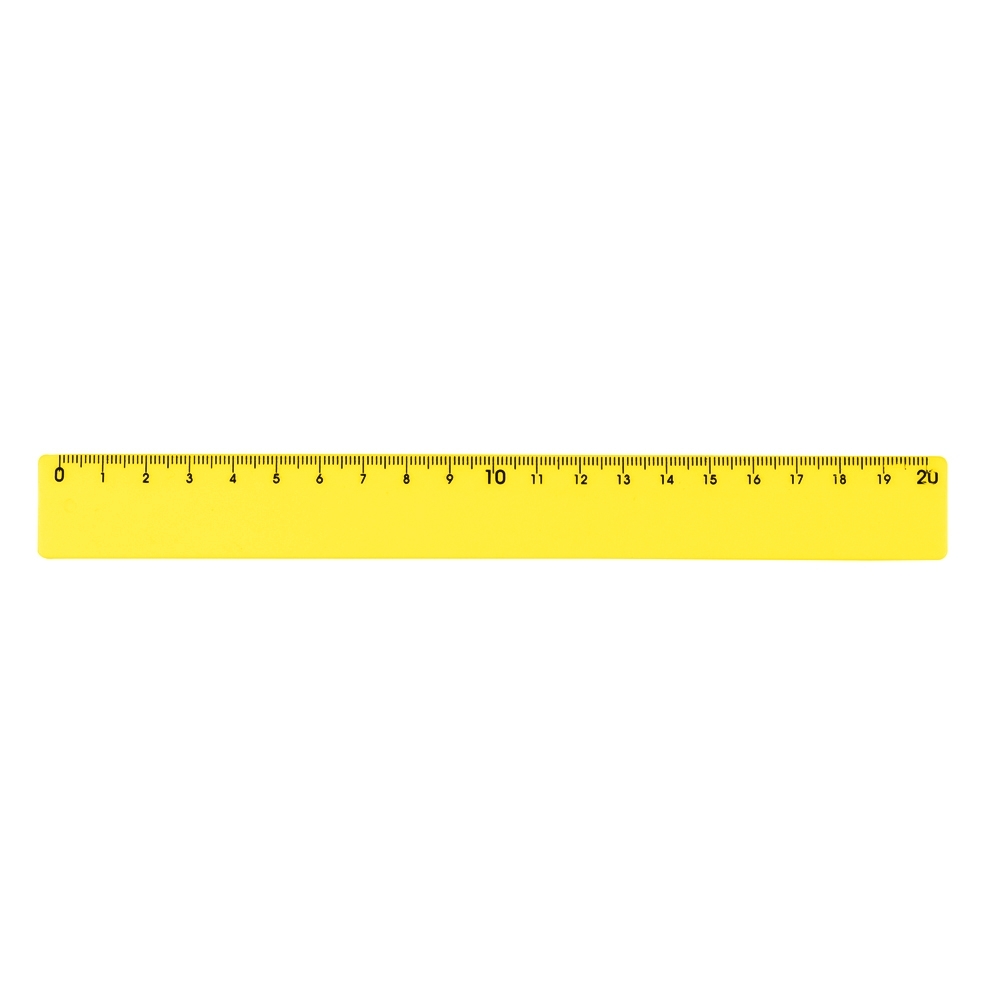 Régua plástica 20cm, foto 1