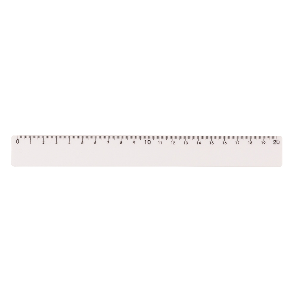 Régua plástica 20cm, foto 3