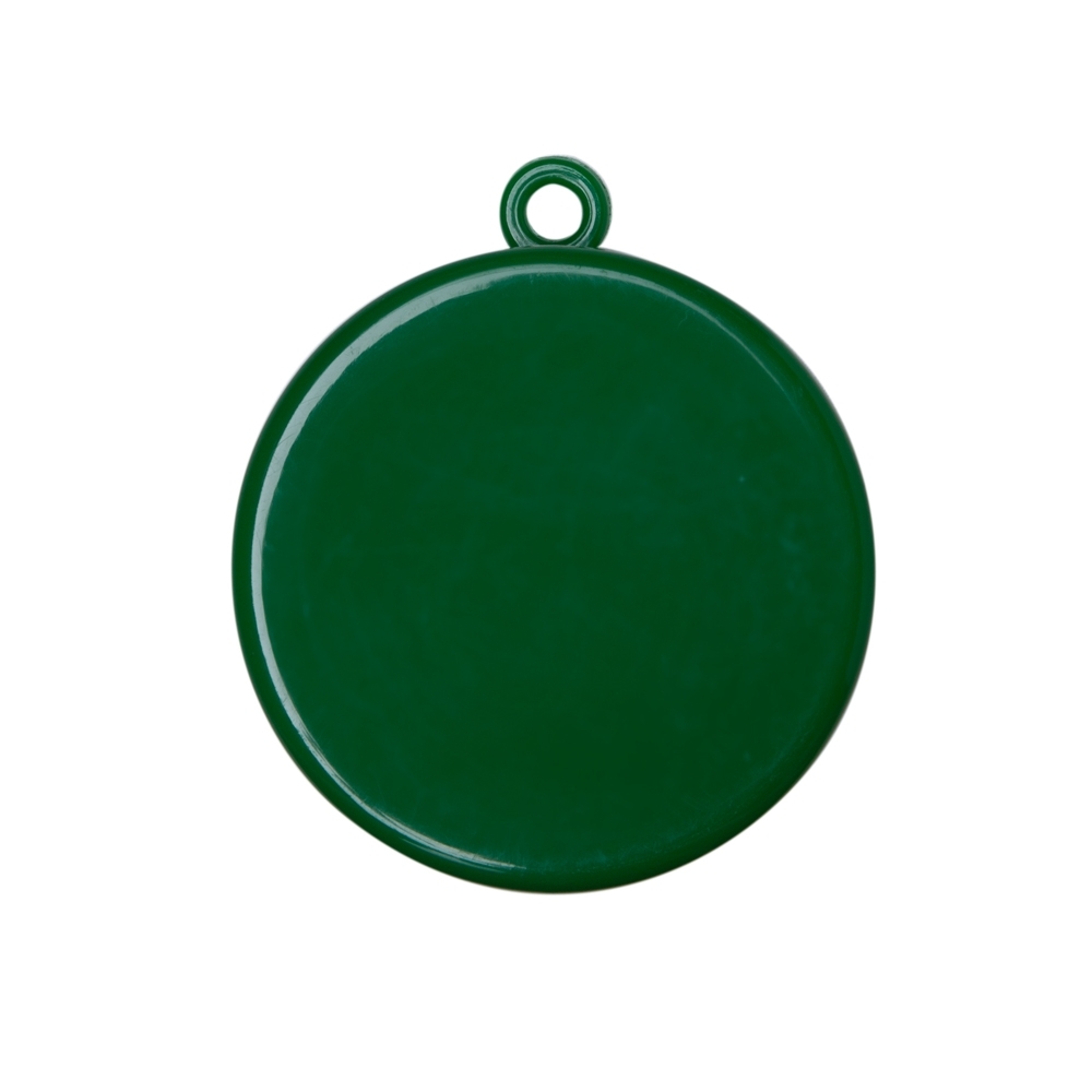 Copo retrátil 200 ml de plástico com porta comprimido personalizado com a logo da empresa, na cor verde