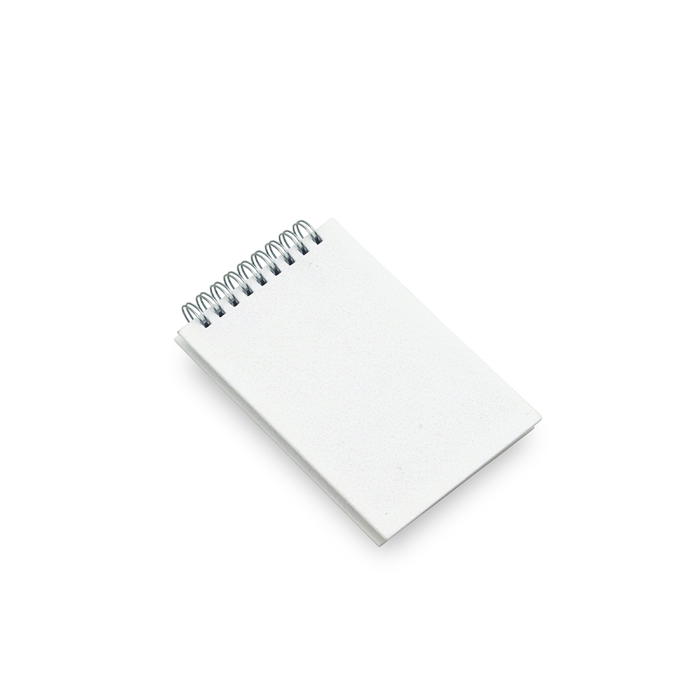 Bloco de anotações com 100 folhas na cor Branco, personalizado com a logo da empresa