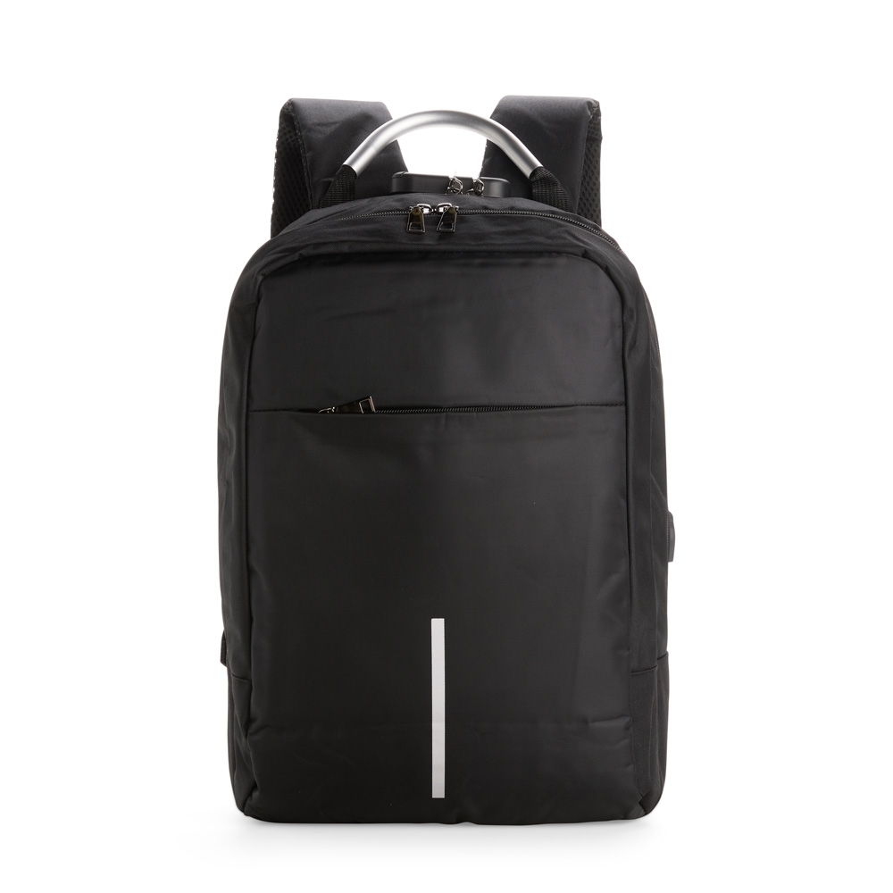 Mochila antifurto poliéster 16 litros para notebook com saída USB