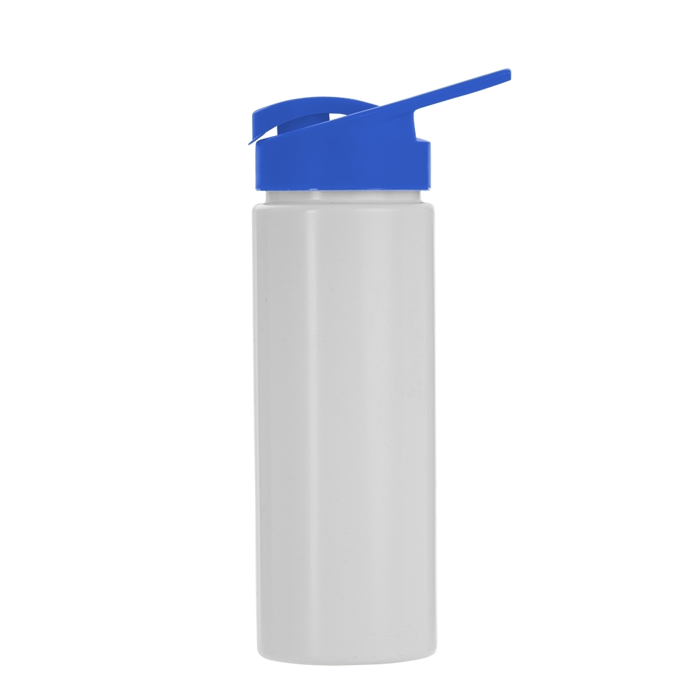 Squeeze plástico 550 ml com tampa colorida, alça e tampa protetora