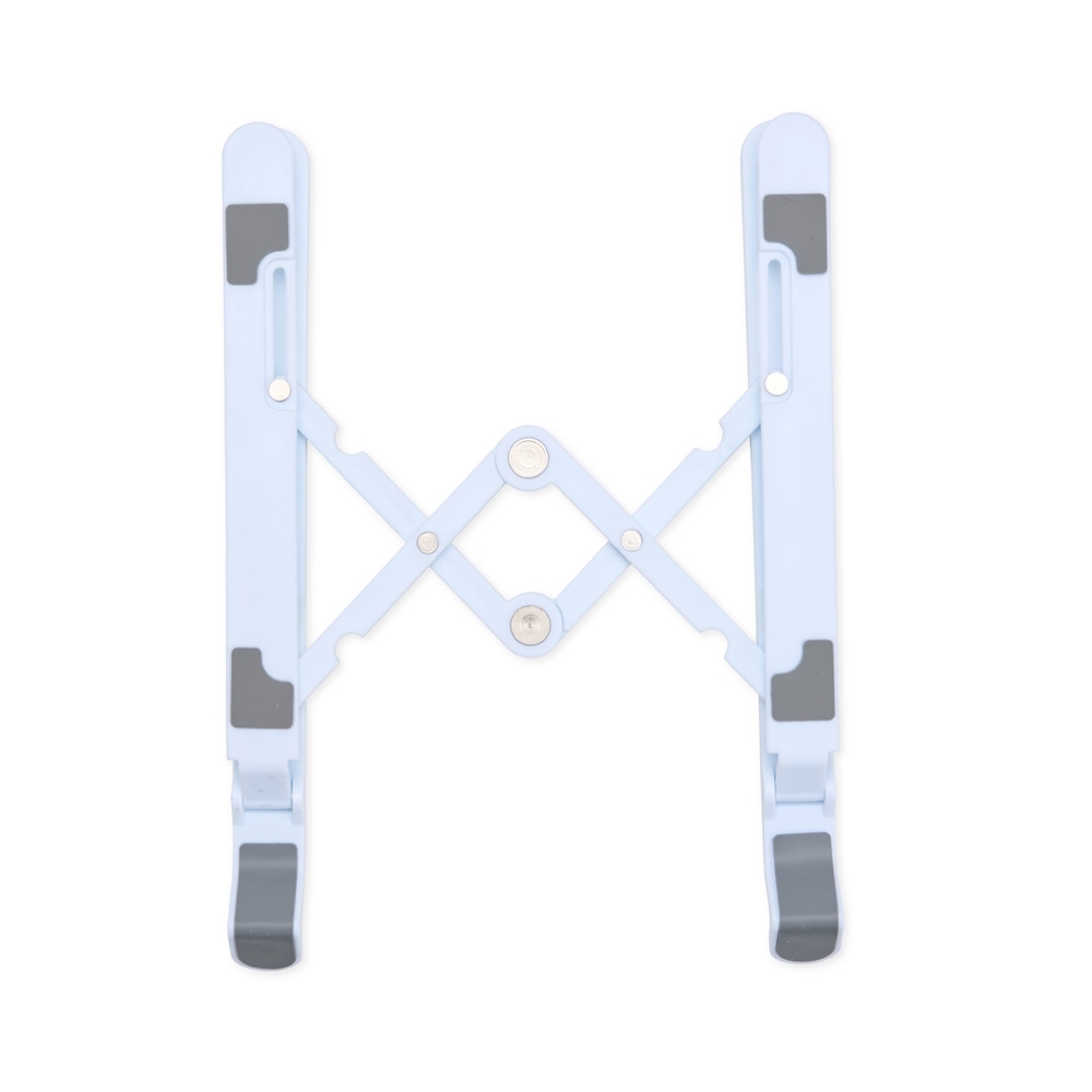 Suporte retrátil para notebook multi ângulos na cor Branco, personalizado com a logo da empresa