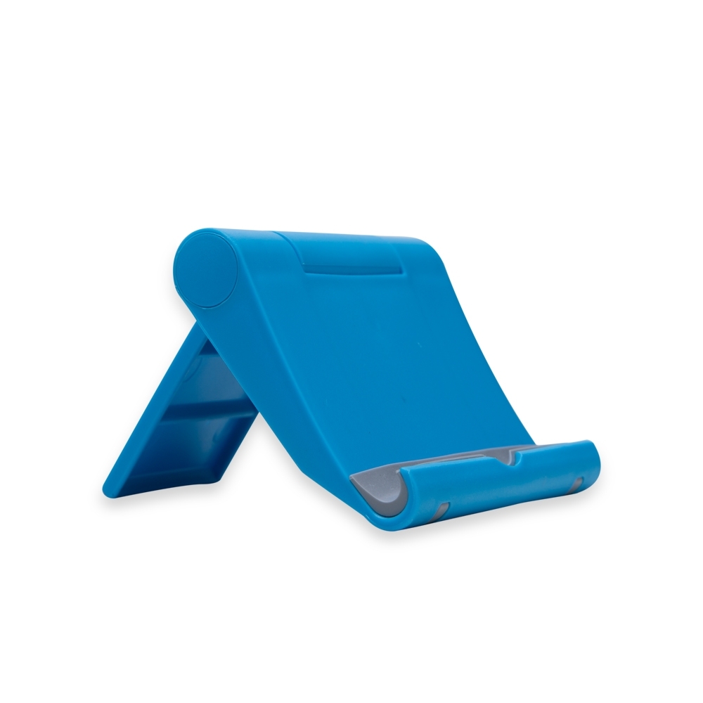 Suporte plástico para celular personalizado com a logo da empresa