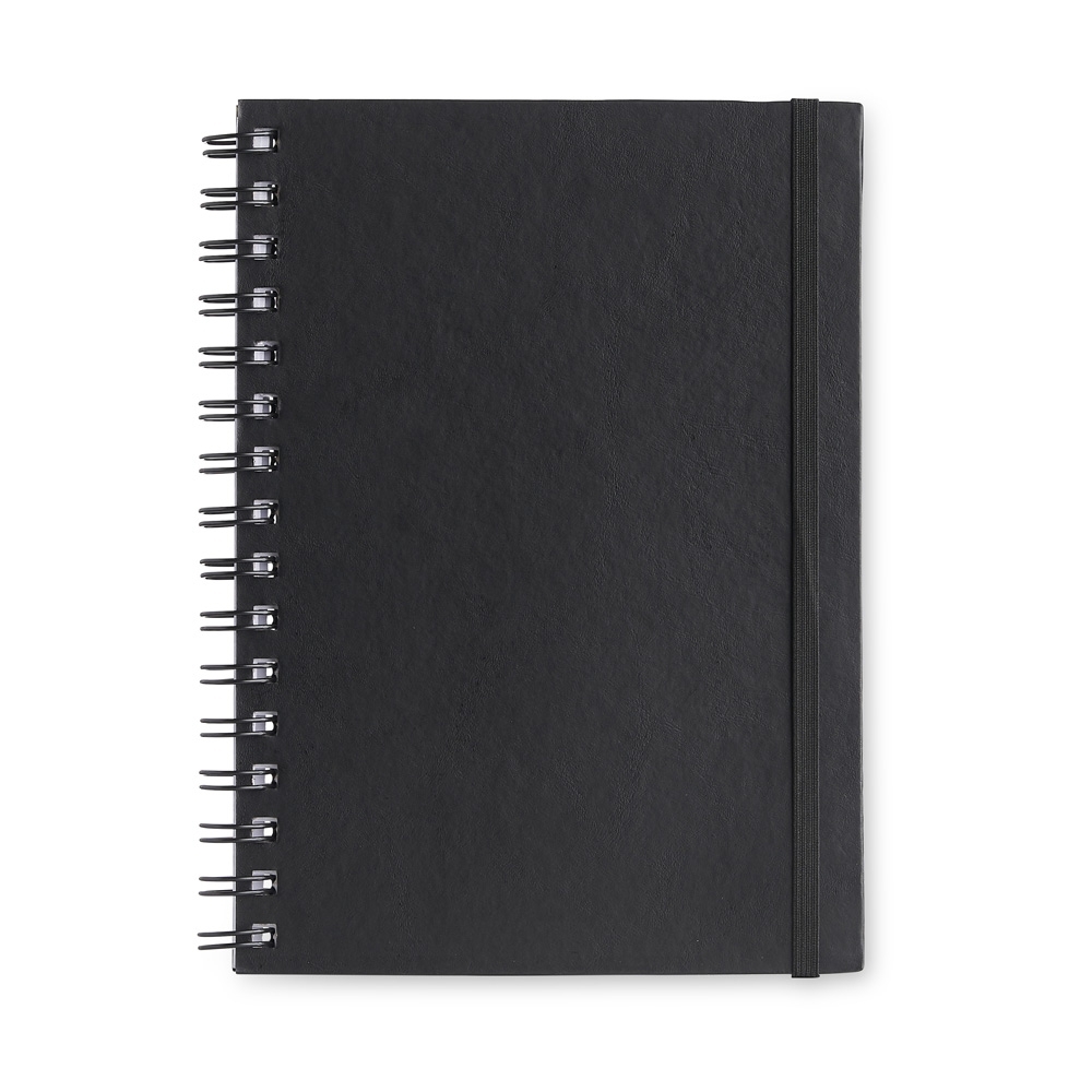 Caderno planner com 62 folhas e elástico