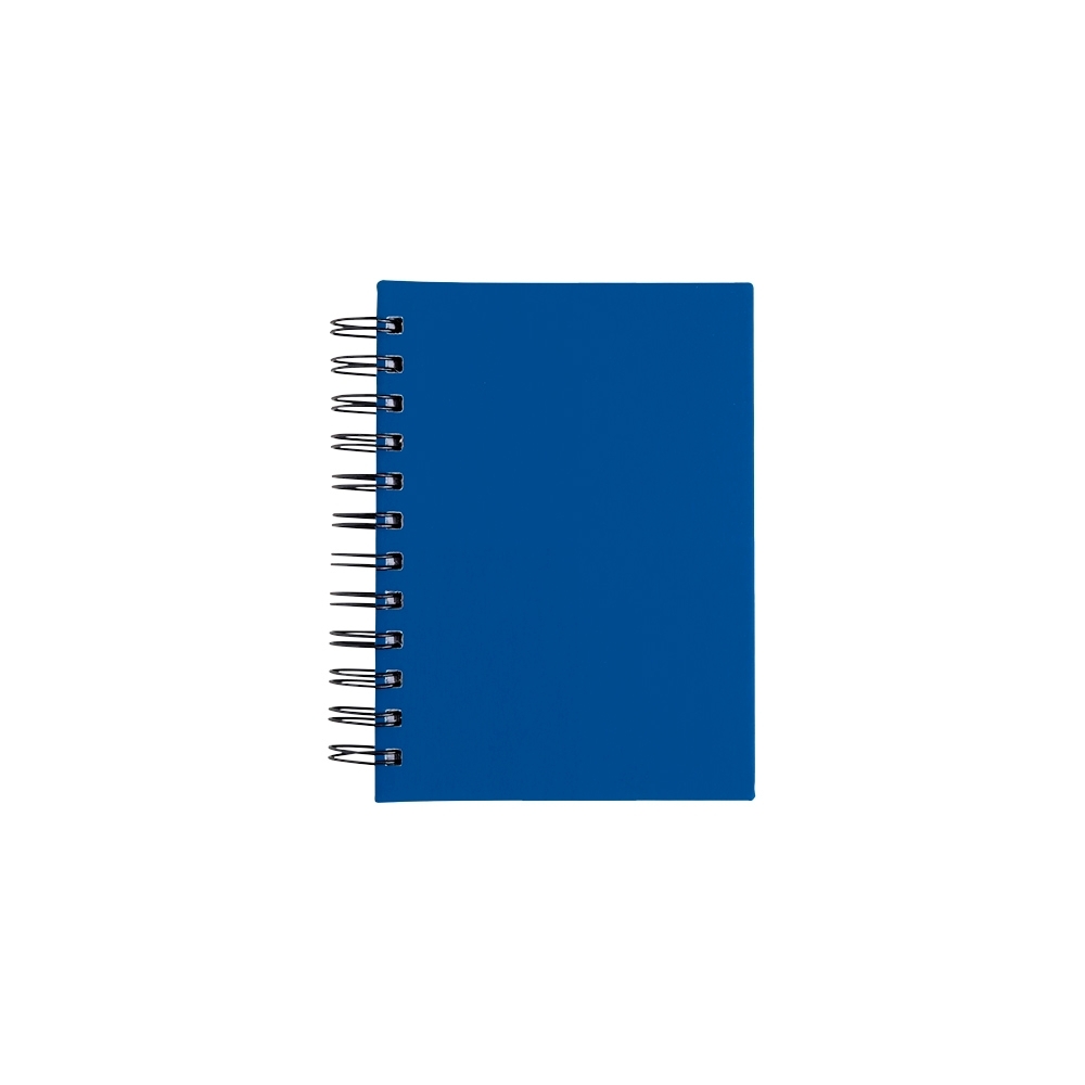 Agenda diária Wire-O emborrachada com 176 folhas personalizada com a logo da empresa
