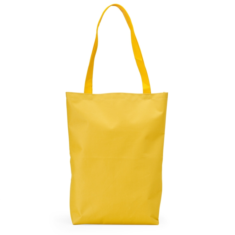 Sacola de nylon com alça personalizada com a logo da empresa
