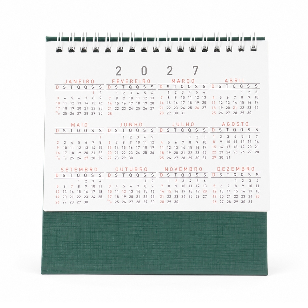Calendário de mesa, foto 4