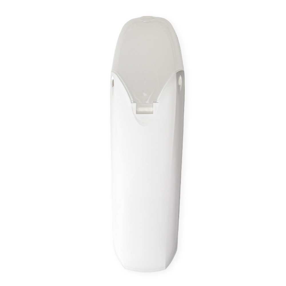 Porta objetos de plástico na cor Branco, personalizado com a logo da empresa