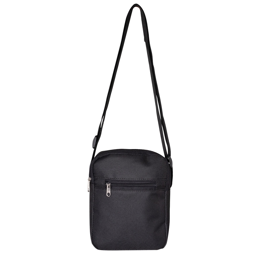 Bolsa de ombro com 2 compartimentos personalizada com a logo da empresa