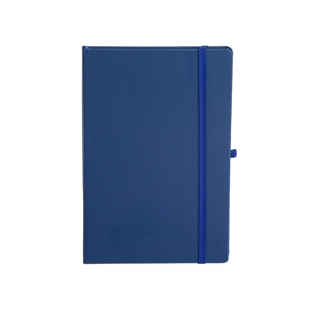 Planner cromato 2027 com capa dura e porta-caneta personalizado com a logo da empresa