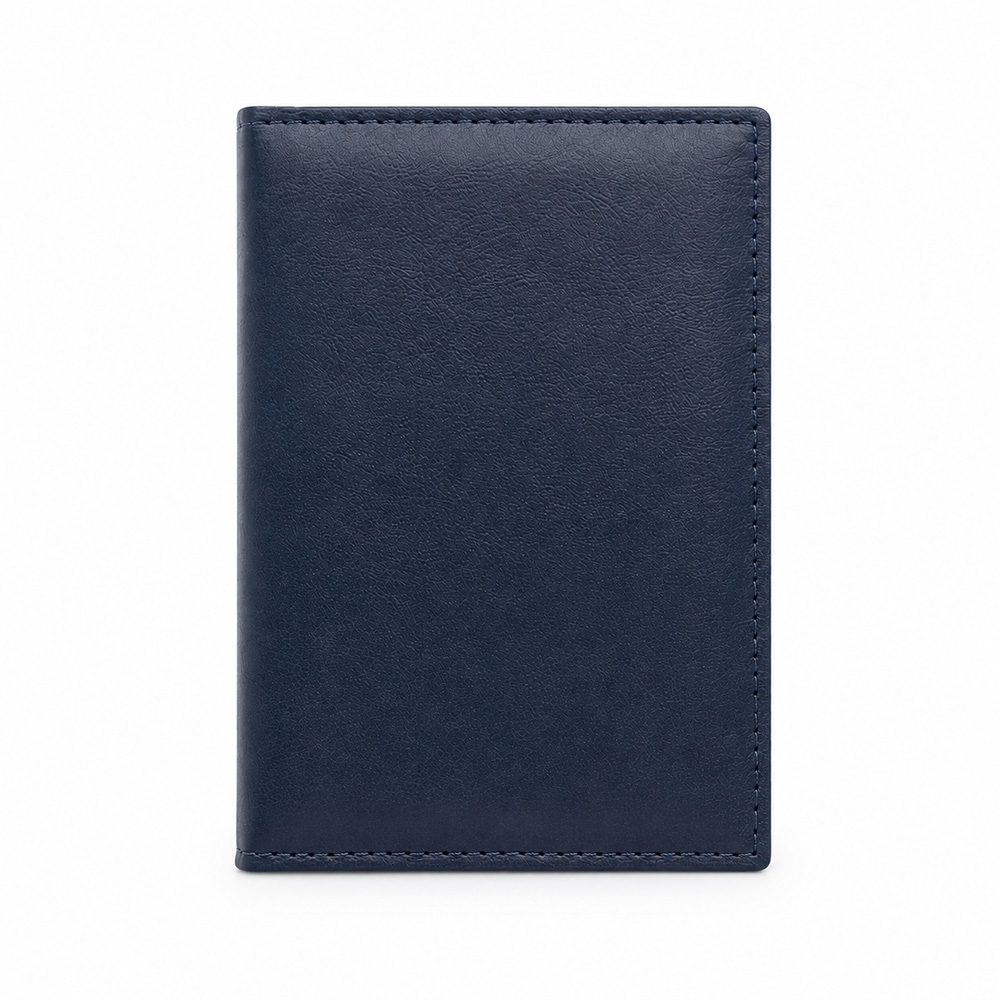Agenda diária com capa de couro sintético e 180 folhas personalizada com a logo da empresa