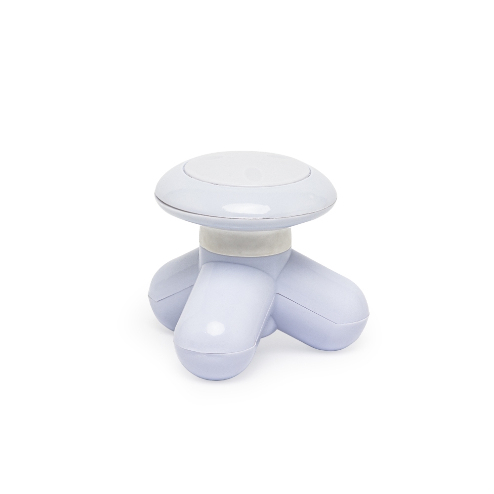 Mini massageador corporal de plástico personalizado com a logo da empresa