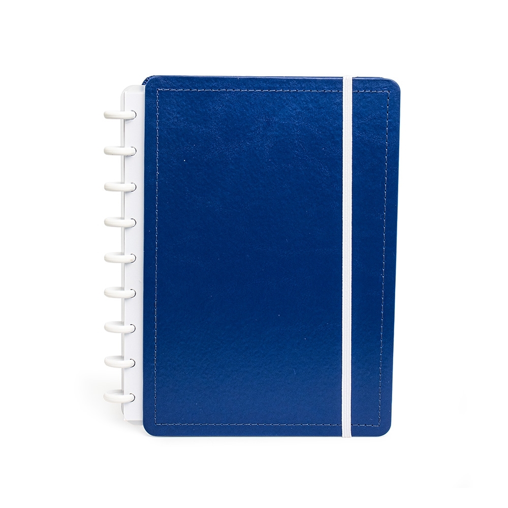 Caderno de disco percalux com capa dura e 64 folhas personalizado com a logo da empresa