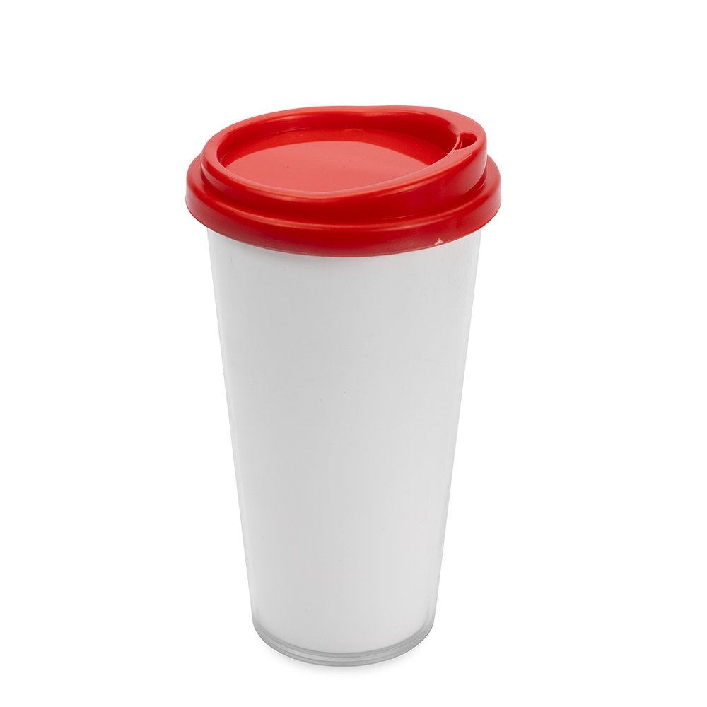 Copo plástico duplo 400 ml