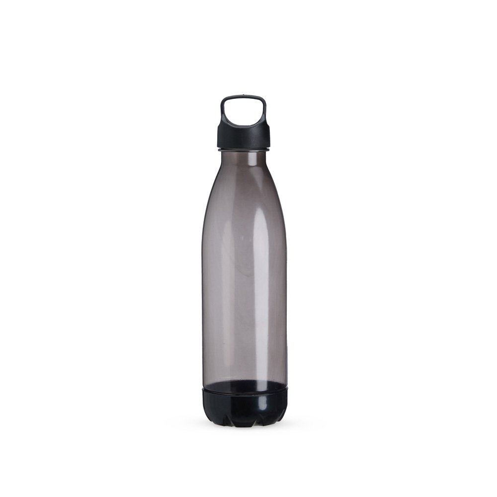 Garrafa plástica translúcida 680 ml com alça