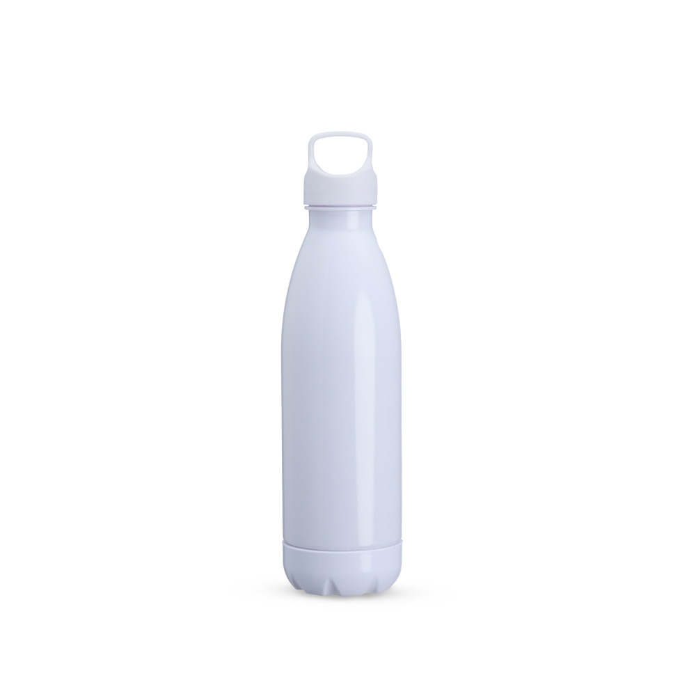 Garrafa plástica 680 ml com alça personalizada com a logo da empresa