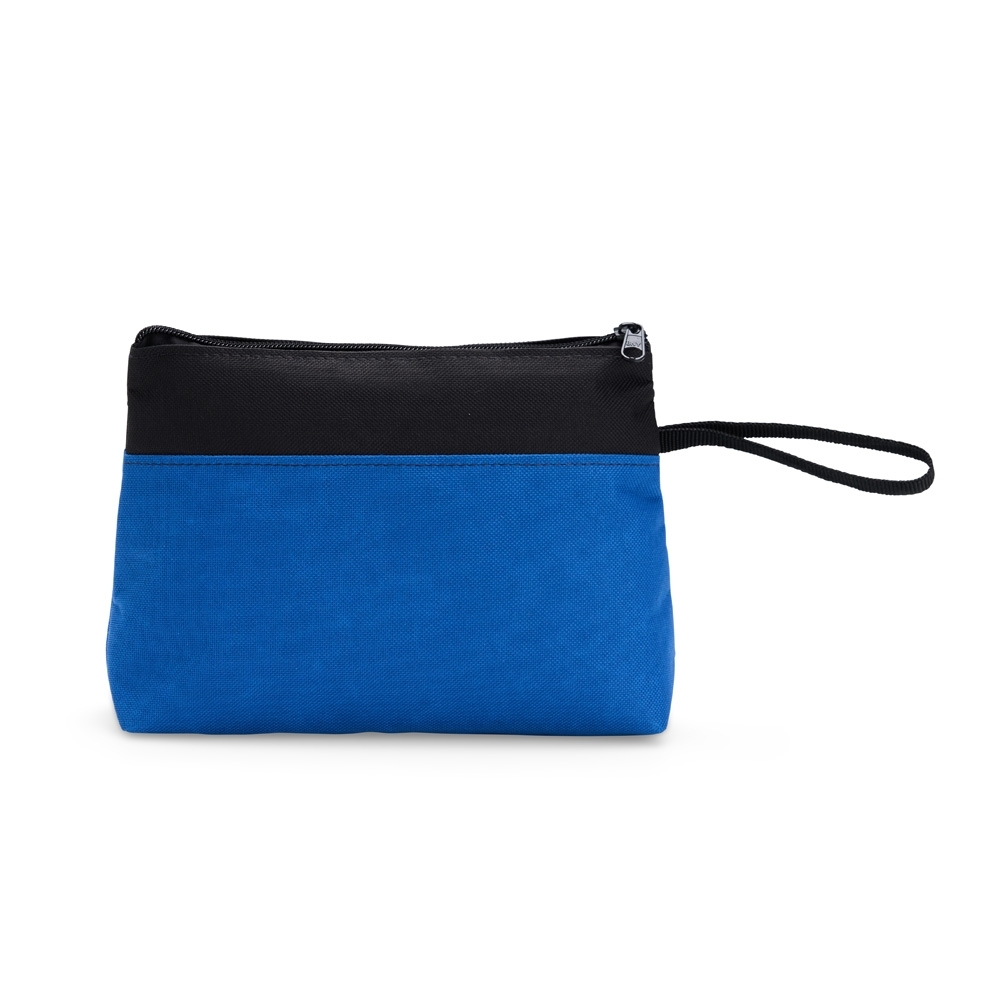 Nécessaire de nylon (16 x 22 x 7 cm) personalizada com a logo da empresa