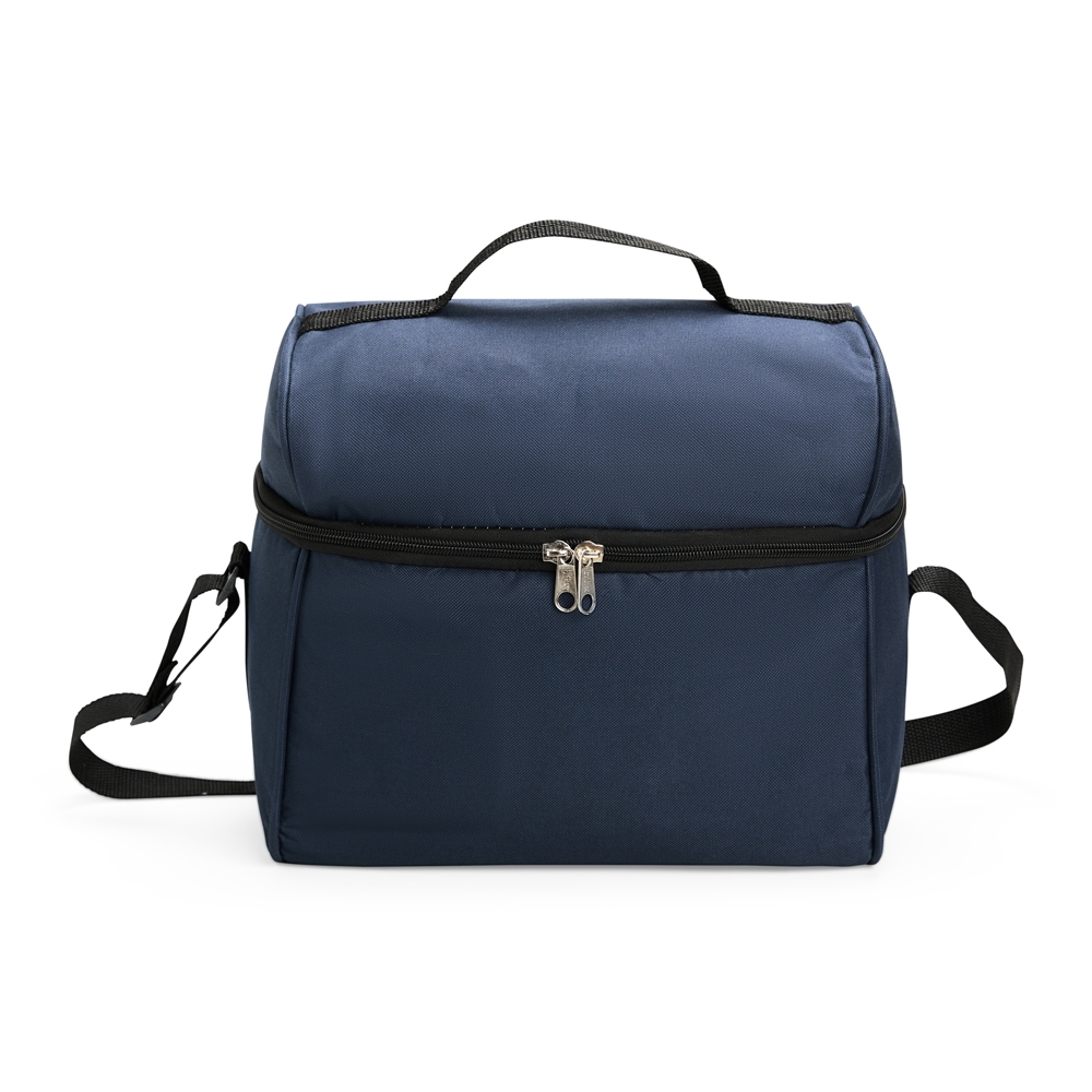 Bolsa térmica 14 litros de poliéster impermeável personalizada com a logo da empresa