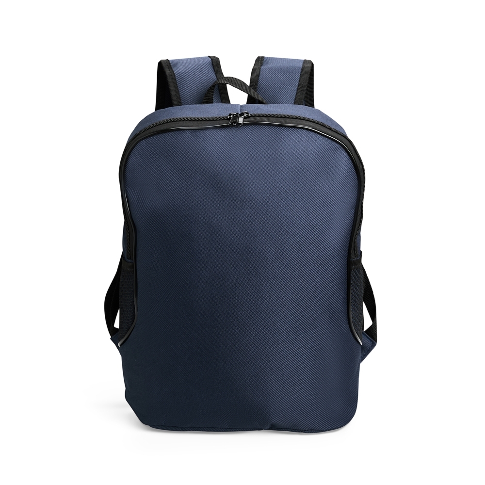 Mochila de poliéster 18 litros impermeável com divisórias e zíper personalizada com a logo da empresa