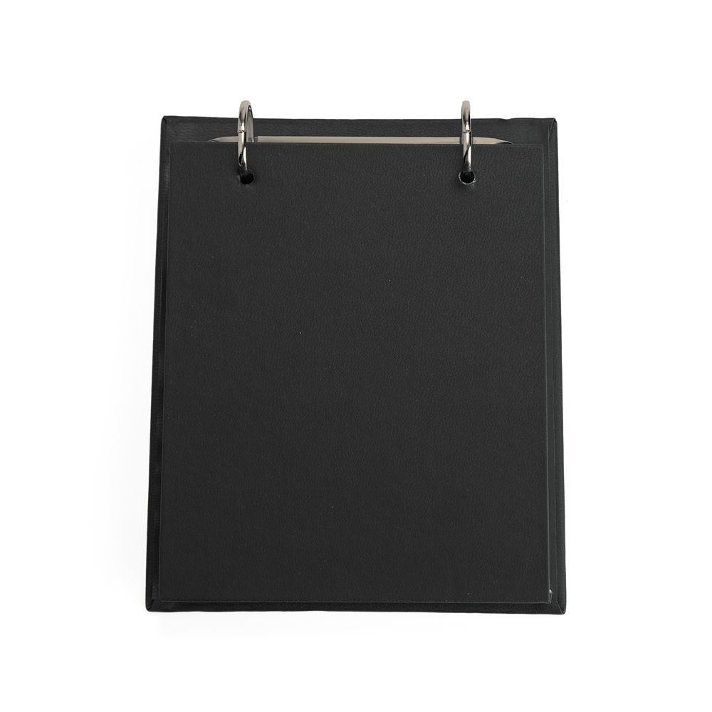 Bloco de anotações de mesa com capa dura e 150 folhas