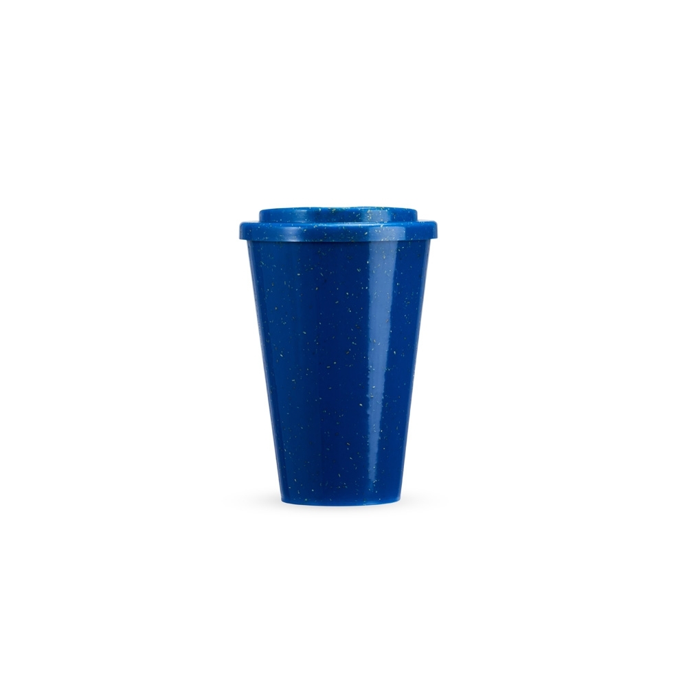 Copo de fibra de madeira 450 ml personalizado com a logo da empresa