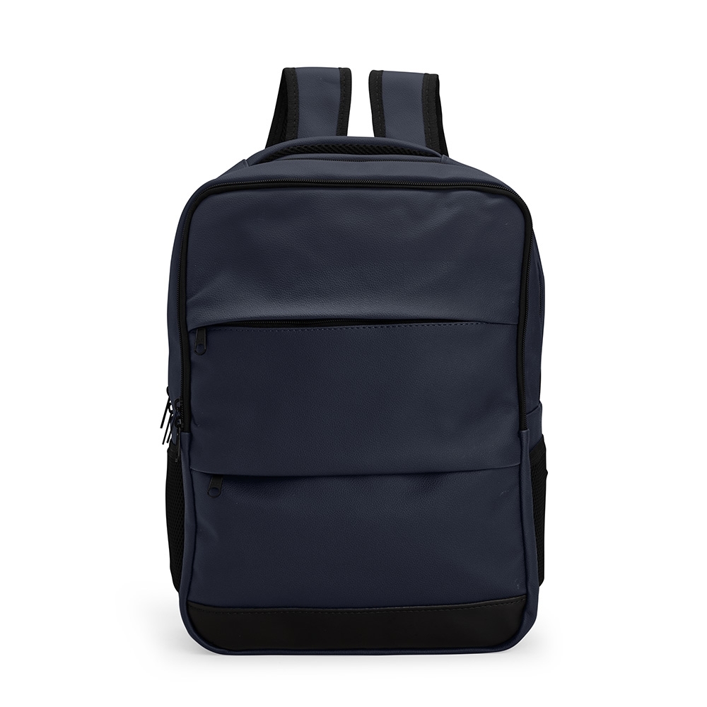 Mochila de couro sintético 20 litros com divisórias personalizada com a logo da empresa