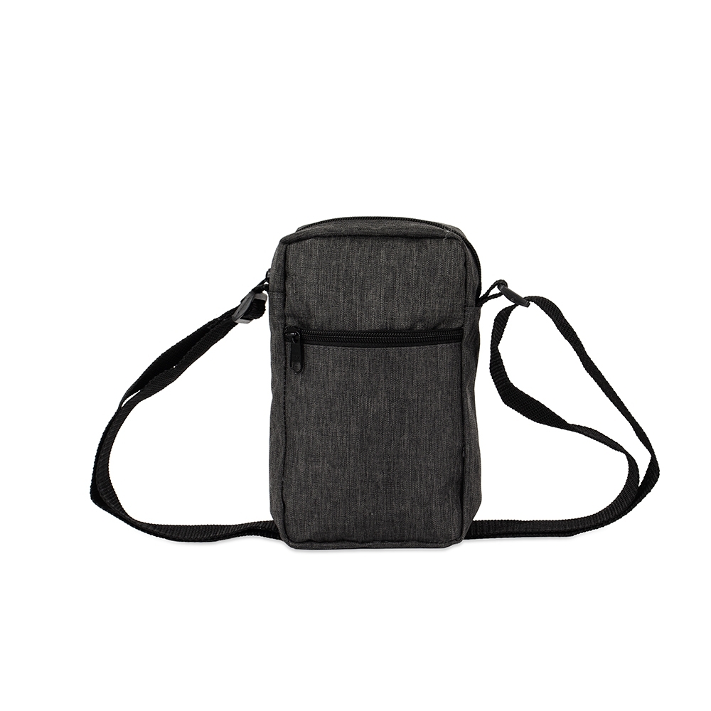 Bolsa de ombro poliéster PVC mescla impermeável com bolso frontal, foto 3