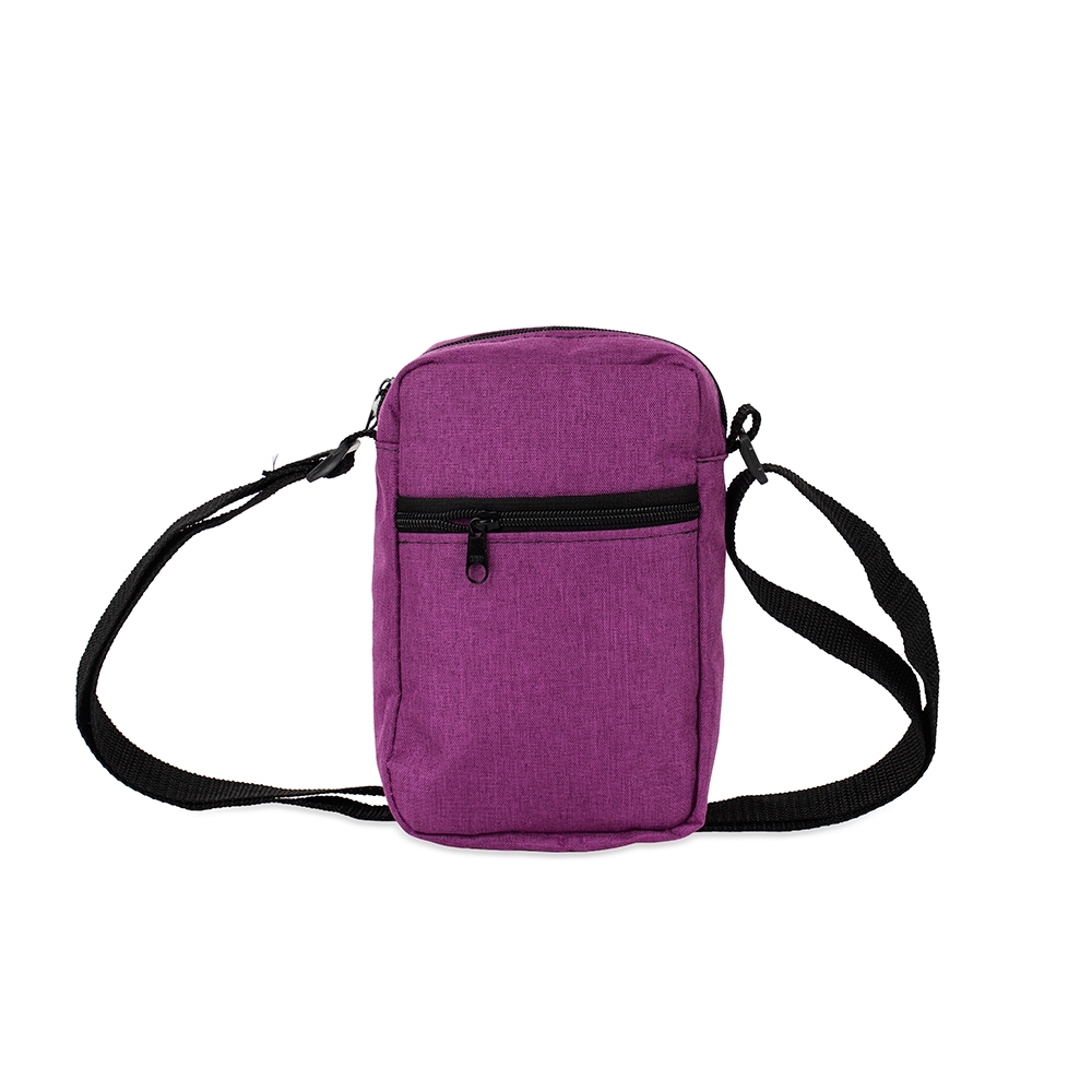 Bolsa de ombro poliéster PVC mescla impermeável com bolso frontal, foto 4