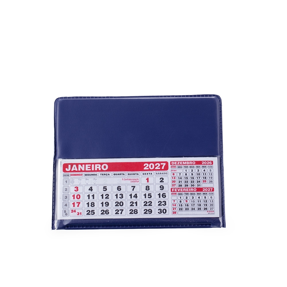 Base para calendário personalizada com a logo da empresa