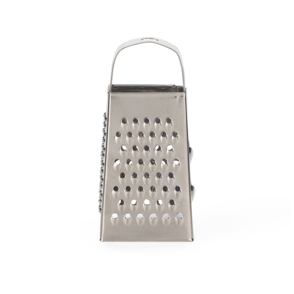 Mini ralador inox na cor Inox, personalizado com a logo da empresa