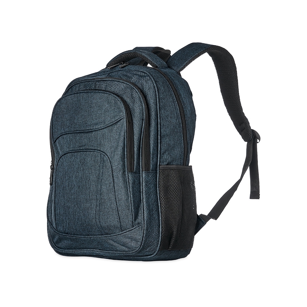 Mochila de nylon 30 litros para notebook com 3 compartimentos personalizada com a logo da empresa