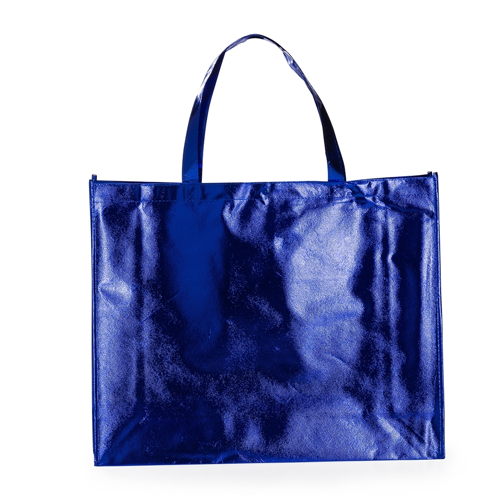 Sacola 120 g/m² em TNT revestida com plástico personalizada com a logo da empresa